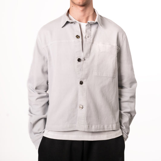 Overshirt keep hustling Grigio
