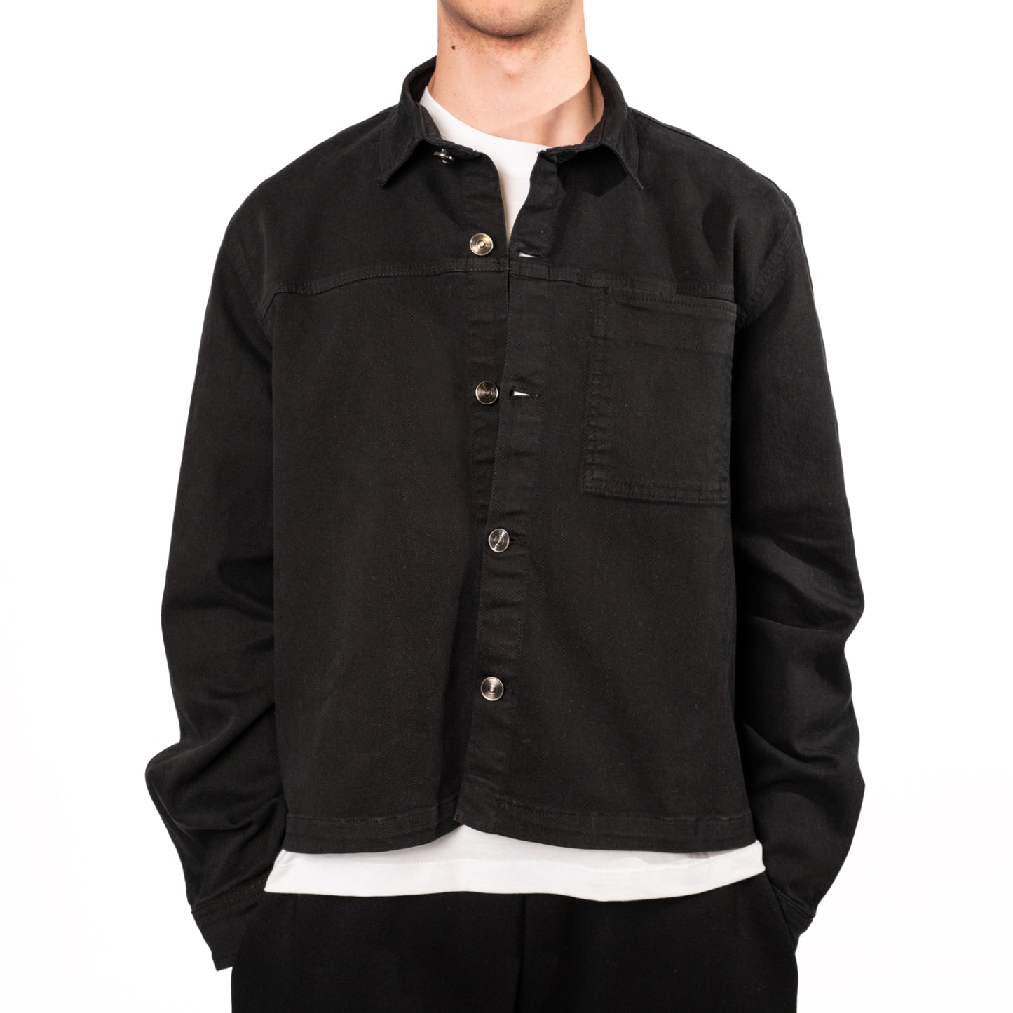 Overshirt keep hustling Nero