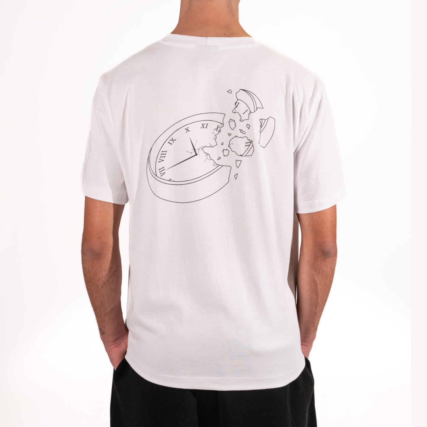 Broken Hours white tee